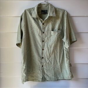 Woolrich Men's Green Plaid Shirt